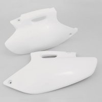 UFO BOCZKI TYLNE YAMAHA YZF 400/WRF 400/YZF 426 '98-'02 KOLOR BIAŁY 