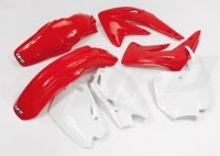 UFO KOMPLET PLASTIKÓW HONDA CR 85 '03-'17 KOLOR OEM (CZERWONY/BIAŁY) 