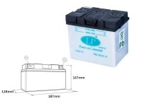 LANDPORT BMW R 80 RT (247/A339) (85-95) akumulator bez elektrolitu 