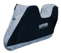 OXFORD AQUATEX POKROWIEC WODOODPORNY NA MOTOCYKL Z KUFREM r. L 