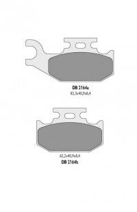 Delta Braking klocki hamulcowe prawy przód Suzuki LT-A 400 F Eiger 4x4 02-07 