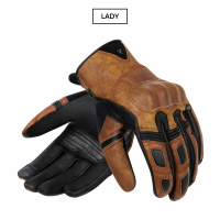 RĘKAWICE MOTOCYKLOWE DAMSKIE REBELHORN THUG 2 VINTAGE BROWN WS DS 