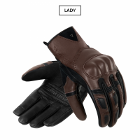 RĘKAWICE MOTOCYKLOWE DAMSKIE REBELHORN THUG 2 BROWN WXS DXS 