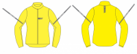 KURTKA PRZECIWDESZCZOWA REBELHORN OCEAN FLUO YELLOW XL 