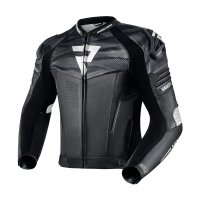 KURTKA MOTOCYKLOWA SKÓRZANA REBELHORN VANDAL BLACK WHITE 48 
