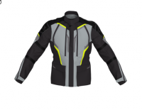 KURTKA TEKSTYLNA OZONE TOUR III BLACK/GREY/FLUO YELLOW XS 