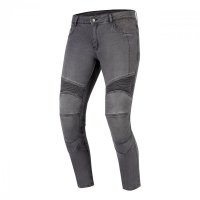 JEANSY MOTOCYKLOWE DAMSKIE OZONE ROXY WASHED BLACK 34/30 W34/30 