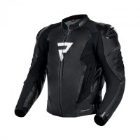 KURTKA MOTOCYKLOWA SKÓRZANA REBELHORN VELOCE BLACK WHITE 56 