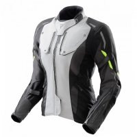 KURTKA MOTOCYKLOWA TEKSTYLNA DAMSKA REBELHORN HIKER 4 BLACK GREY FLUO YELLOW WS DS 