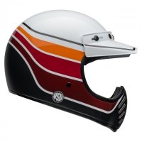 KASK BELL MOTO-3 ECE6 RSD SDL BLACK SATIN/GLOSS WHITE/BLACK M 
