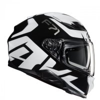 KASK HJC F71 BARD BLACK/WHITE M 