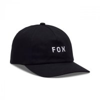CZAPKA Z DASZKIEM FOX WORDMARK ADJUSTABLE BLACK/WHITE OS 