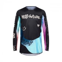 BLUZA FOX 180 HELLO FUTURE BLACK S 