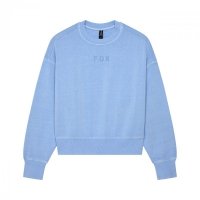 BLUZA FOX LADY WORDMARK OVERSIZED FLEECE CREW CASHMERE BLUE S 