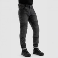 SPODNIE JEANS REBELHORN REVOLT MONOLAYER BLACK W42L34 
