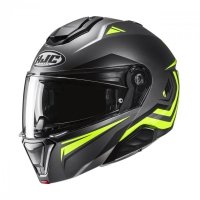 KASK MOTOCYKLOWY HJC I91 TRICUS BLACK YELLOW M 