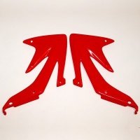 UFO OSŁONY CHŁODNICY HONDA CRF 450X '05-'07 KOLOR CZERWONY 