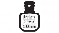 CFA660/4R - Klocki hamulcowe rowerowe (organiczne wyczynowe) EBC Brakes 