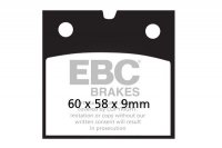 Klocki hamulcowe EBC FA077V V-PAD (kpl. na 1 tarcze) 