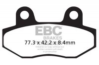 Klocki hamulcowe EBC FA086/2 (kpl. na 1 tarcze) 