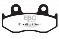 Klocki hamulcowe EBC FA092TT (kpl. na 1 tarcze) 