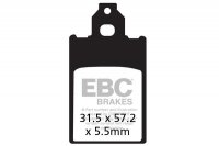 Klocki hamulcowe EBC FA116 (kpl. na 1 tarcze) 
