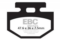Klocki hamulcowe EBC SFA176 skuterowe (kpl. na 1 tarcze) 