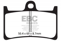 Klocki hamulcowe EBC SFA252 skuterowe (kpl. na 1 tarcze) 