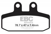 Klocki hamulcowe EBC SFA256HH skuterowe (kpl. na 1 tarcze) 