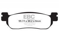 Klocki hamulcowe EBC SFA275HH skuterowe (kpl. na 1 tarcze) 