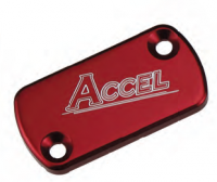 Accel przednia pokrywa pompy hamulcowej - Honda CRF 450R (02-10) - czerwony 