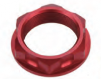 Accel nakrętka górnej półki - Honda CRF 250R/250X/450R (04-10) - czerwony 