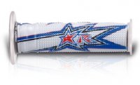 ARIETE WYPRZEDAŻ MANETKI 02632-RBA EVO ROAD (120 MM) BEZ OTWORU KOLOR BIAŁY/NIEBIESKI 