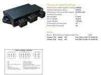DZE MODUŁ ZAPŁONU CDI YAMAHA YFM 400 GRIZZLY 07-08; KODIAK 05-06 (1P1-85540-00) 