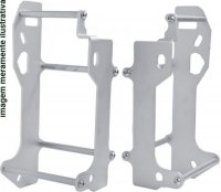 CROSSPRO PROMOCJA OSŁONY CHŁODNICY ALUMINIOWE MODEL LIGHT ICE POLISH YAMAHA YZ 125 05-25, YZ 250 05-25 KOLOR SREBRNY 