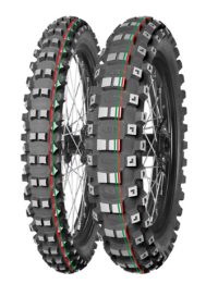 MITAS OPONA 70/100-10 TERRA FORCE MX-MH MEDIUM/HARD 41J TT TYŁ (CZERWONY/ZIELONY PASEK) DOT 2023 (DOT:JSDT) (26151) WYCOFANE (ZA 