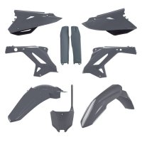POLISPORT KOMPLET PLASTIKÓW HONDA CR 125/250 04-07 (RESTYLING NA MODEL 2022) KOLOR SZARY (NARDO GREY) 
