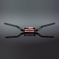 RENTHAL KIEROWNICA (36MM) MX FATBAR 36 HANDLEBAR BLACK RC/HONDA CRF, KAWASAKI KX/KXF KOLOR CZARNY Z GĄBKA 
