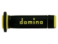 DOMINO MANETKI (GRIPY) ATV/QUAD DWUSKŁADNIKOWE KOLOR CZARNY/ŻÓŁTY 