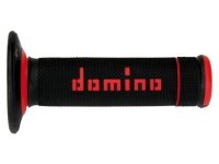 DOMINO MANETKI (GRIPY) OFF ROAD X-TREME DWUSKŁADNIKOWE KOLOR CZARNY/CZERWONY 