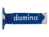 DOMINO MANETKI (GRIPY) OFF ROAD PYRAMID (A260) DWUSKŁADNIKOWE KOLOR NIEBIESKI/BIAŁY 