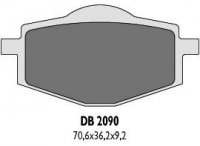 DELTA BRAKING KLOCKI HAMULCOWE KH101 TYŁ - ZASTĘPUJĄ DB2090MX-D ORAZ DB2090QD-D 