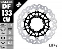 GALFER TARCZA HAMULCOWA PRZÓD HONDA FORZA 750 21-23; CB 1000R 18-23; NT 1100 22-23 (WAVE FLOATING) (310X94X4,5MM) 