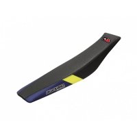 BLACKBIRD WYPRZEDAŻ POKROWIEC / POSZYCIE NA SIEDZENIE HUSQVARNA FC/TC 19-22, TE/FE 20-23 DREAM 4 KOLOR CZARNY NIEBIESKI ŻÓŁTY 
