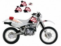 BLACKBIRD KOMPLET NAKLEJEK (OKLEIN) HONDA XR 250/350 88-95 ORIGINAL (17) 