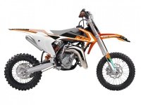 BLACKBIRD KOMPLET NAKLEJEK (OKLEIN) KTM SX 65 16-23 DREAM 4 KOLOR POMARAŃCZOWY BIAŁY CZARNY 