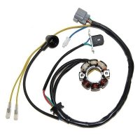 ELECTROSPORT UZWOJENIE ALTERNATORA (STATOR) ZE ŚWIATŁAMI KAWASAKI KXF 250 (04), SUZUKI RMZ 250 (04) (Z IMPULSATOREM) (50W) 