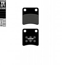 GALFER KLOCKI HAMULCOWE KH257/2 PÓŁMETALICZNE (PARKING BRAKE) 