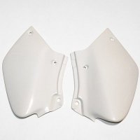 UFO BOCZKI TYLNE HONDA XR 250R / XR400R 96-10 KOLOR BIAŁY 