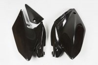 UFO BOCZKI TYLNE HONDA CRF 250X 04-17, KOLOR CZARNY 
